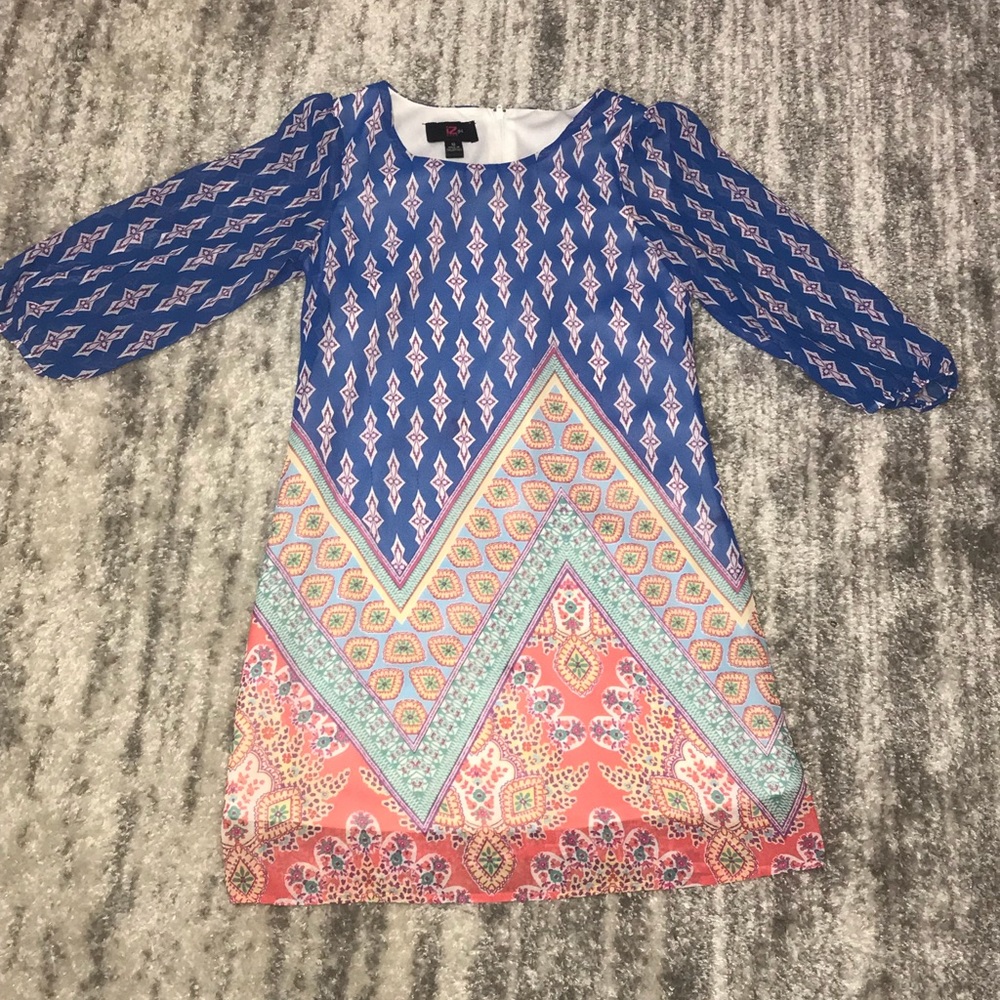 IZ Byer long sleeve girls dress size 12